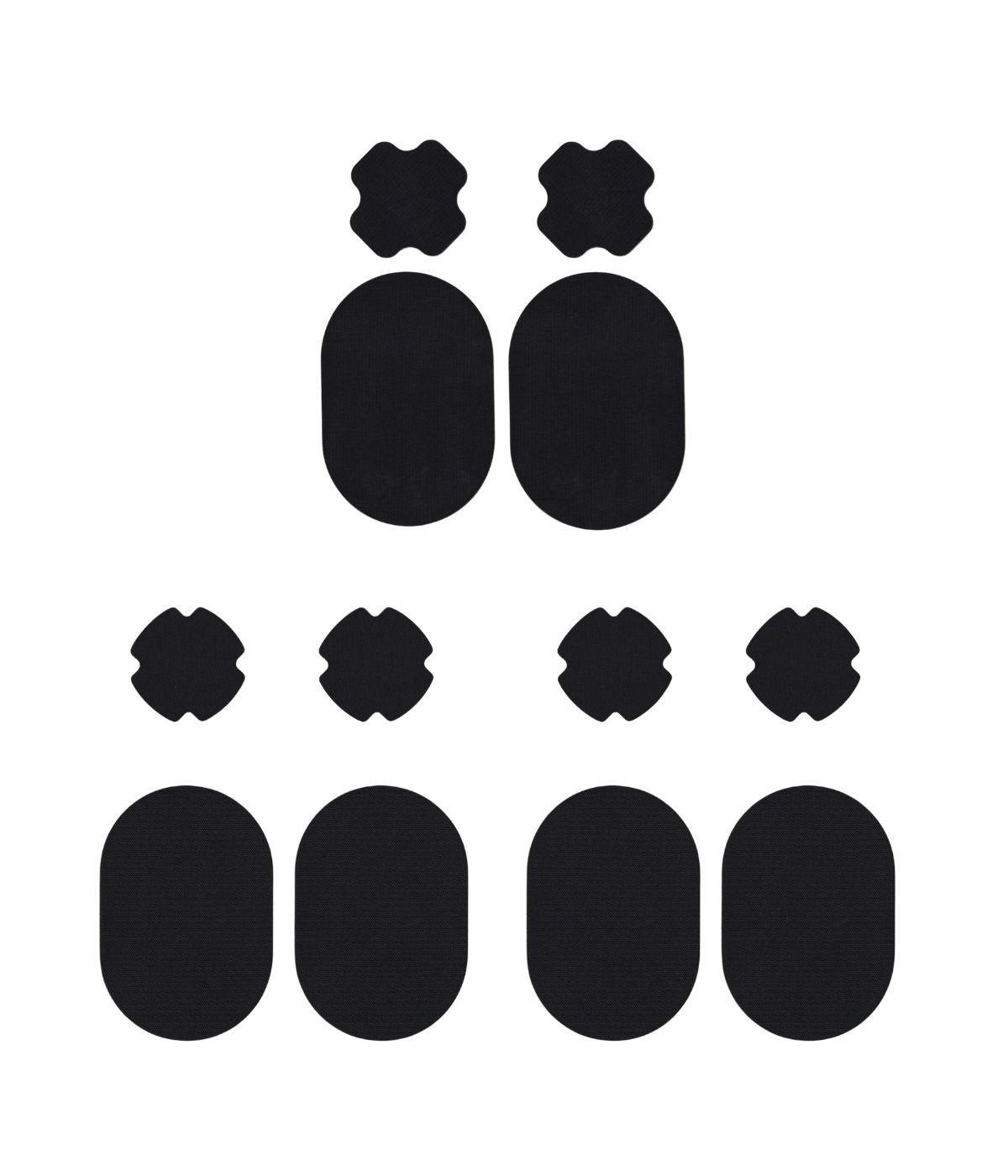 All black duo -set: 2 x STRETCH BLACK, EXTREME BLACK