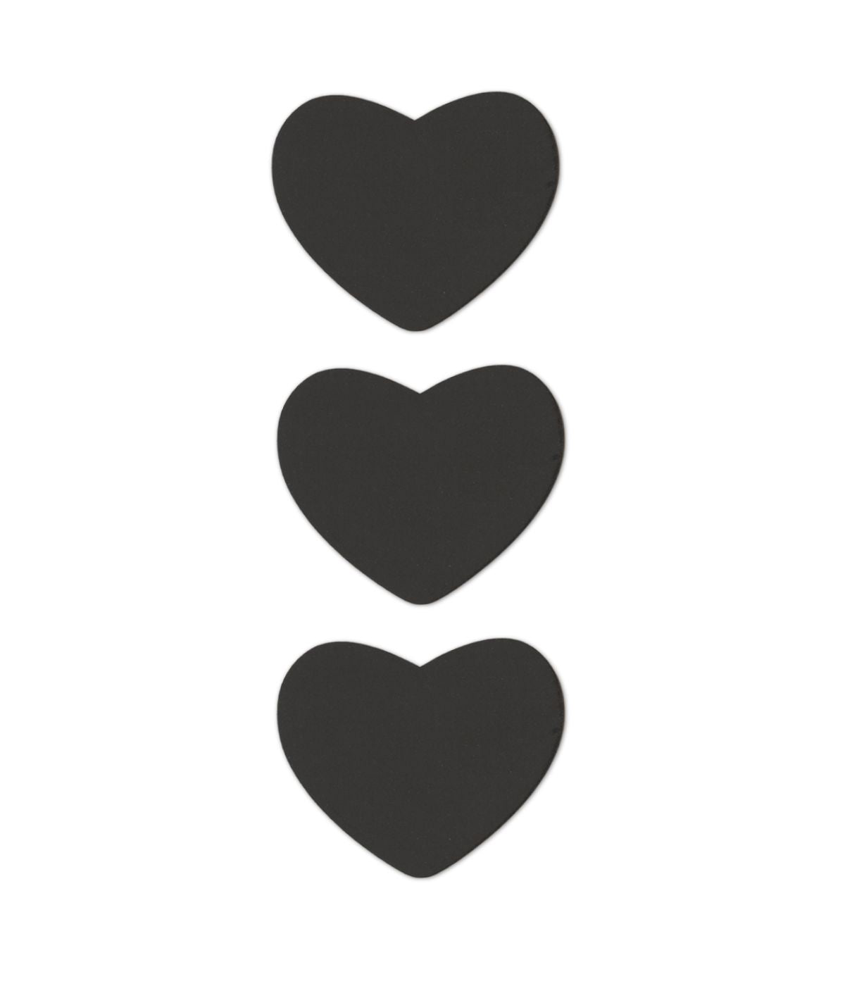 FABPATCH REFLECTIVE Black hearts