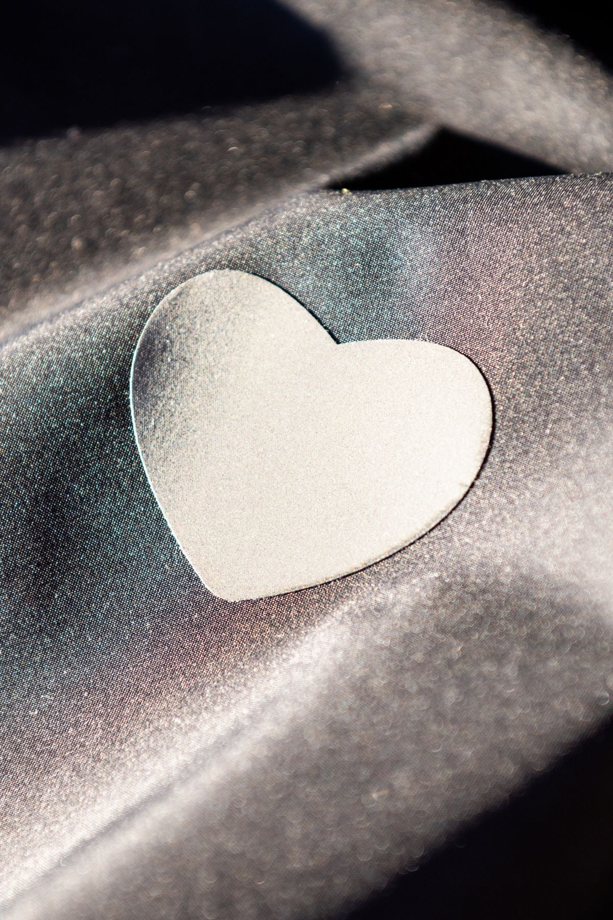 FABPATCH REFLECTIVE Black hearts