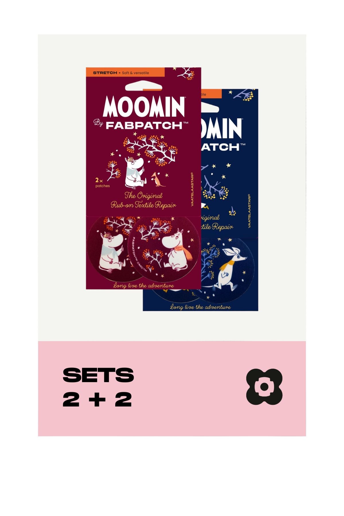 Moomin by FabPatch -setti: SHOOTING STAR, STARGAZING JA YLLÄTYSTUOTE