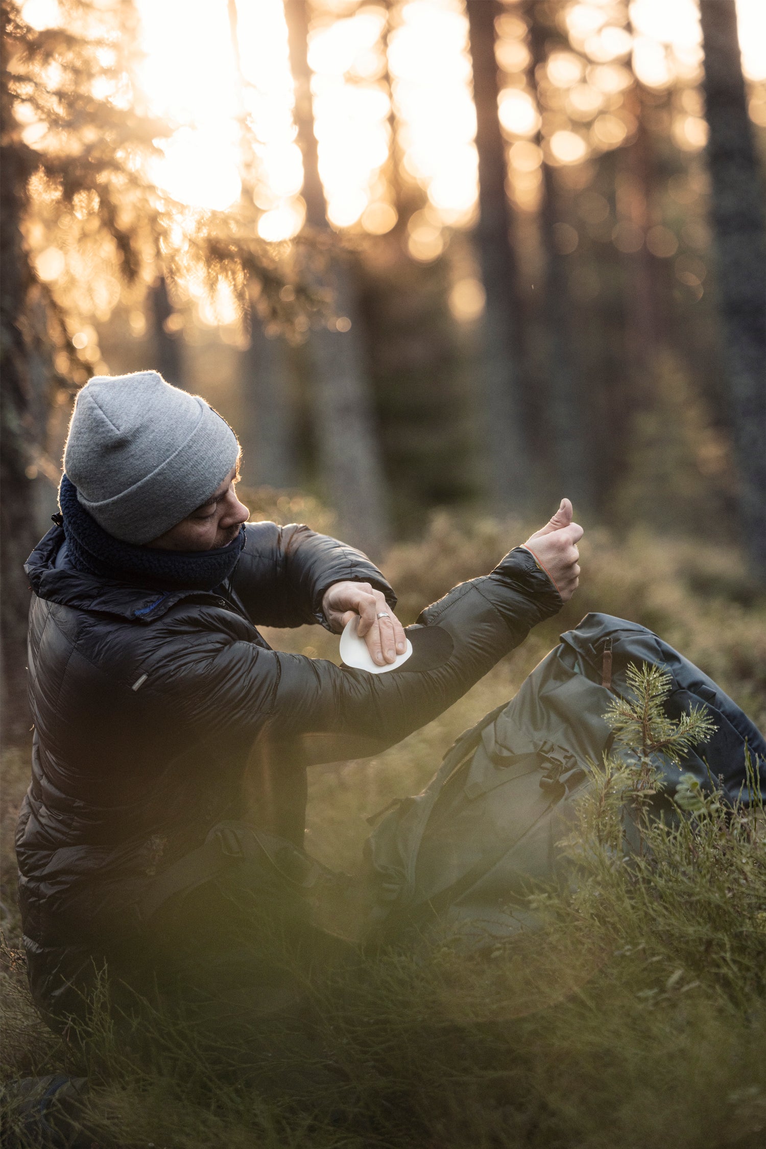 Hankausta kestävä tekstiilipaikka