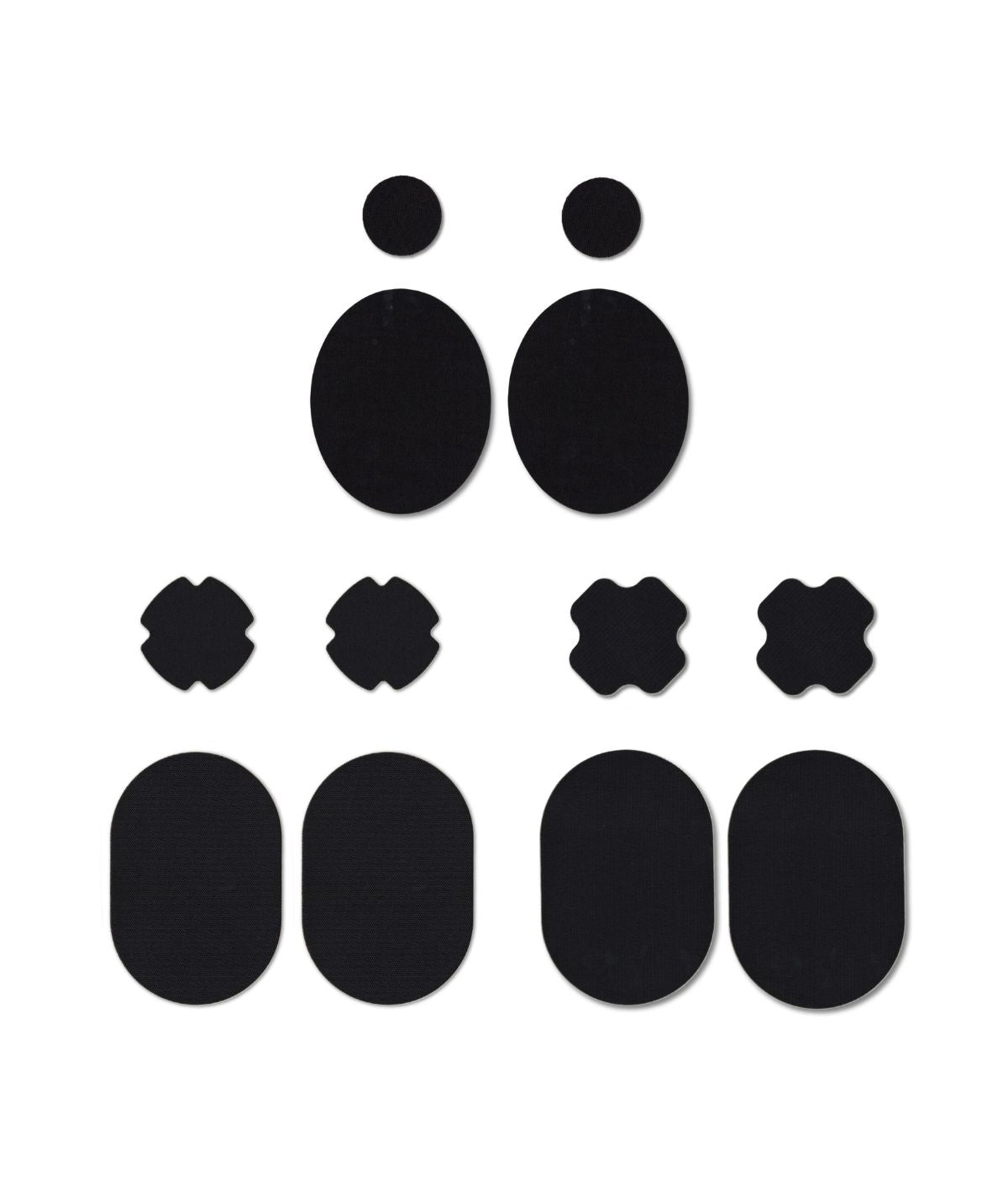 All black trio-setti: STRETCH BLACK, EXTREME BLACK, MERINO BLACK