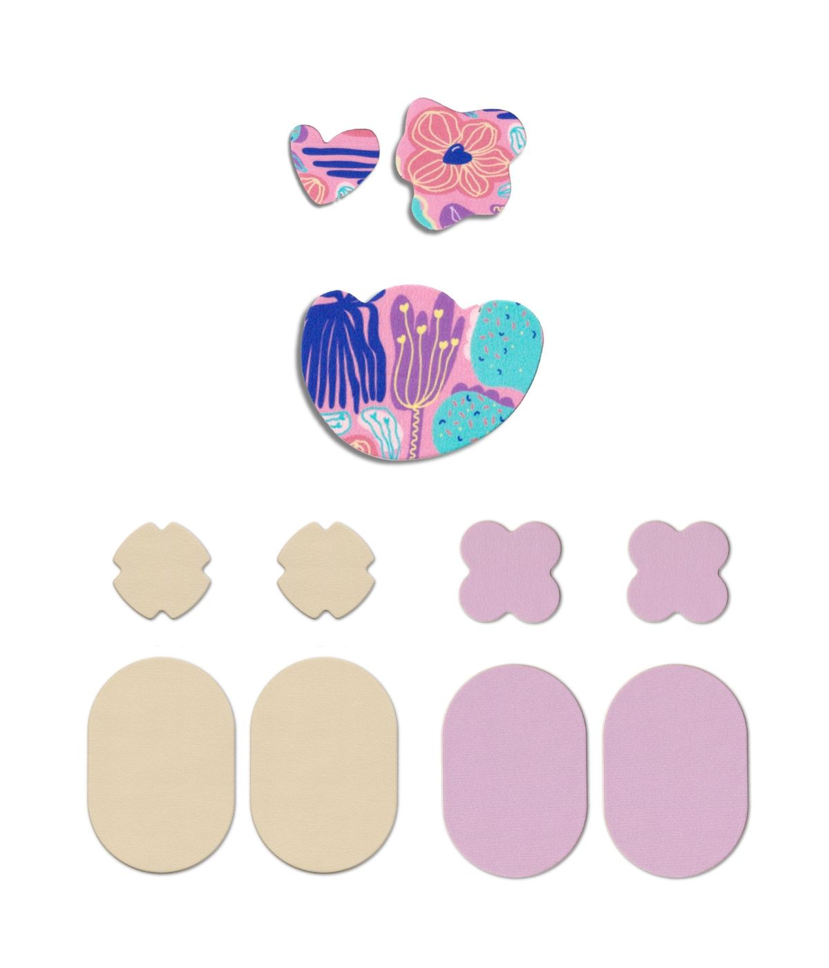 All pastel -setti: STRETCH PINK, STRETCH NUDE, STRETCH MUITA IHANIA