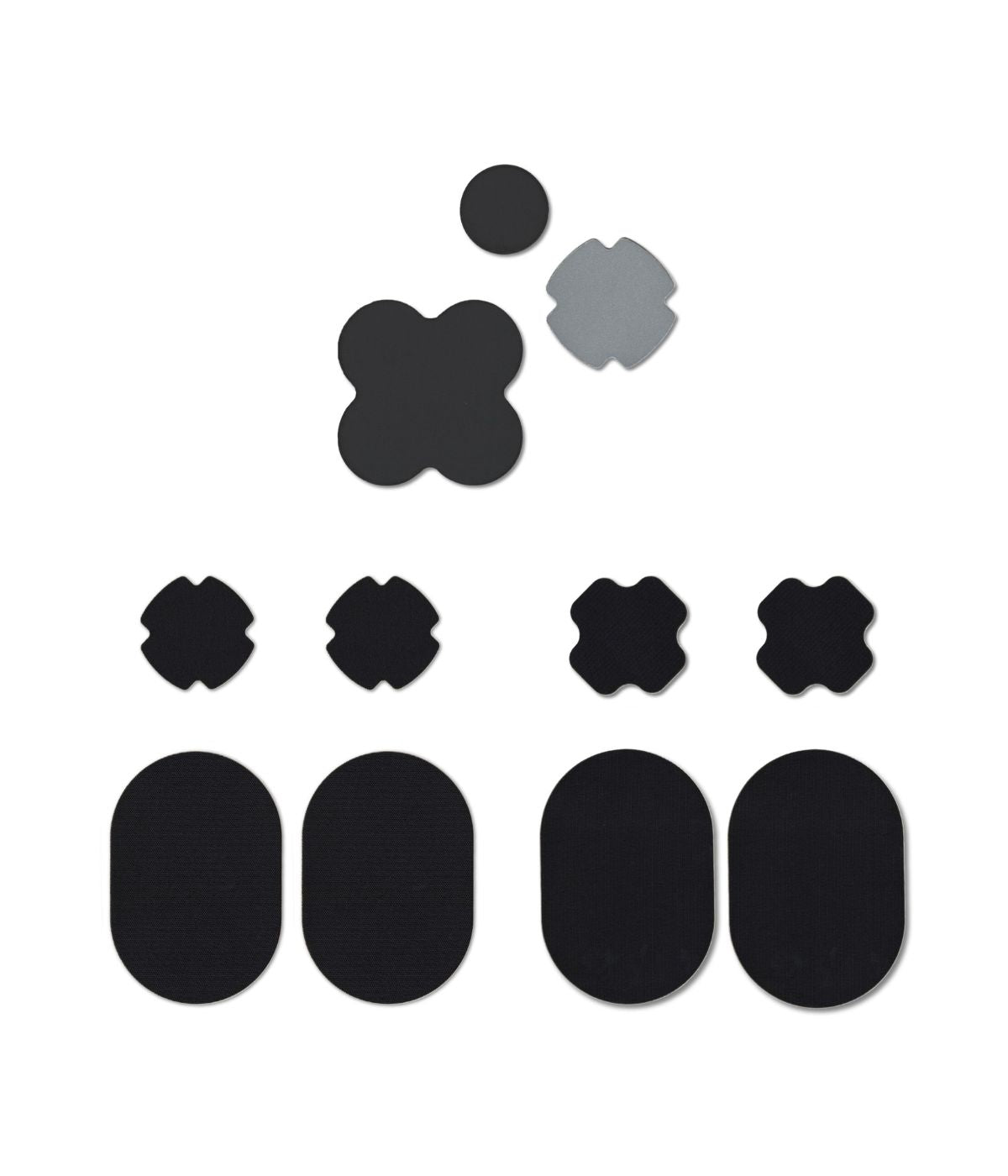 Best sellers -setti: STRETCH BLACK, EXTREME BLACK, REFLECTIVE FABMIX