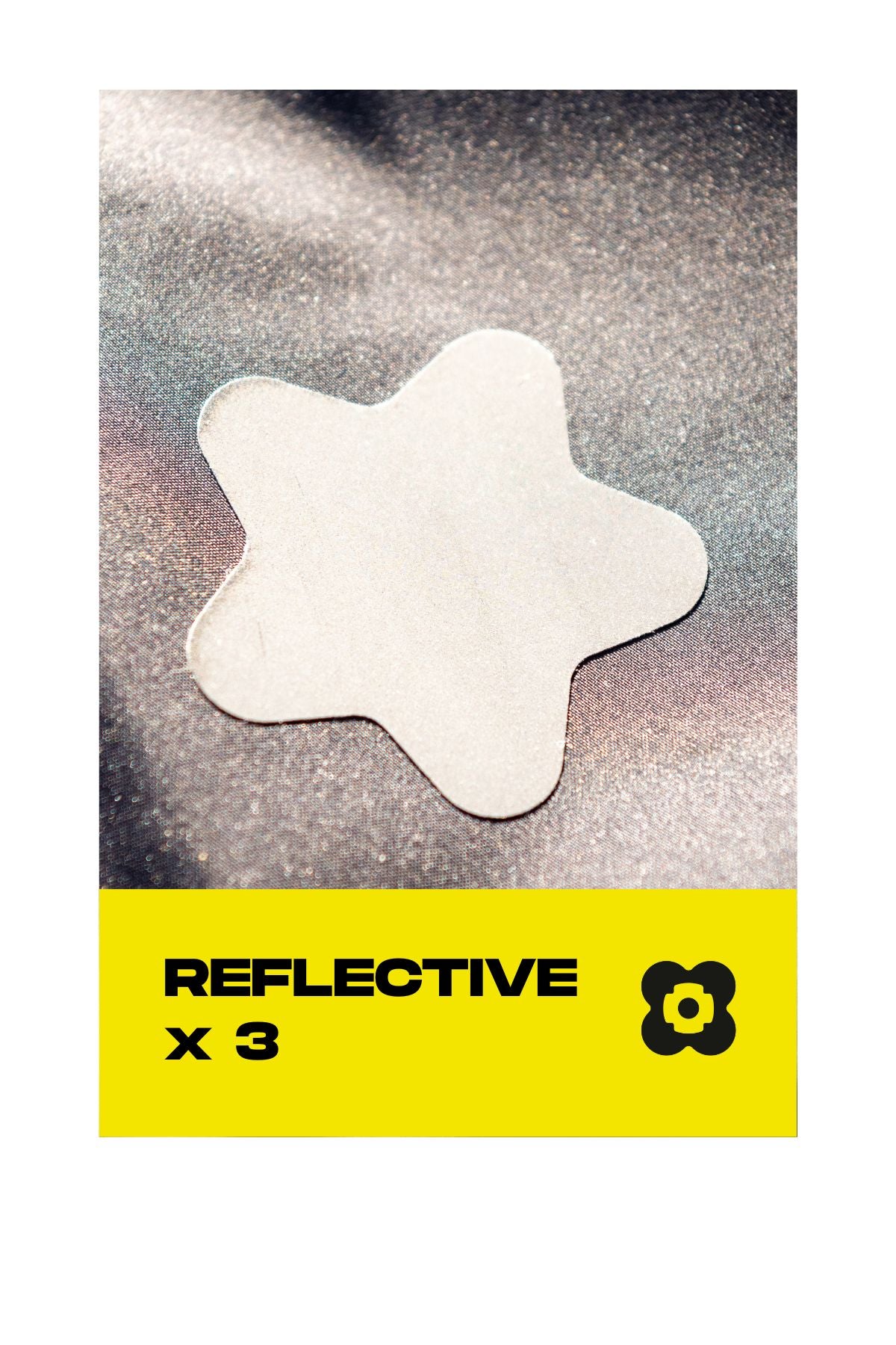 FABPATCH REFLECTIVE Black stars