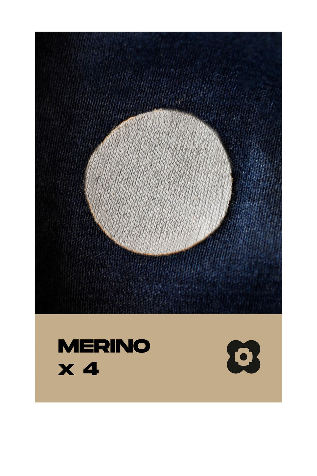 FabPatch MERINO Grey